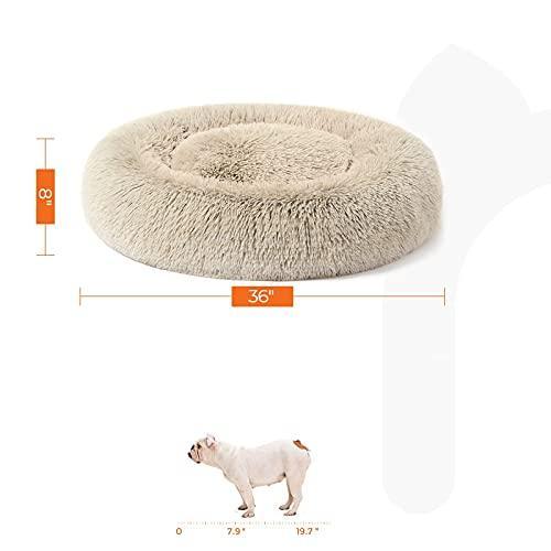 Washable Donut-Shaped Pet Bed 36" Dia FredCo