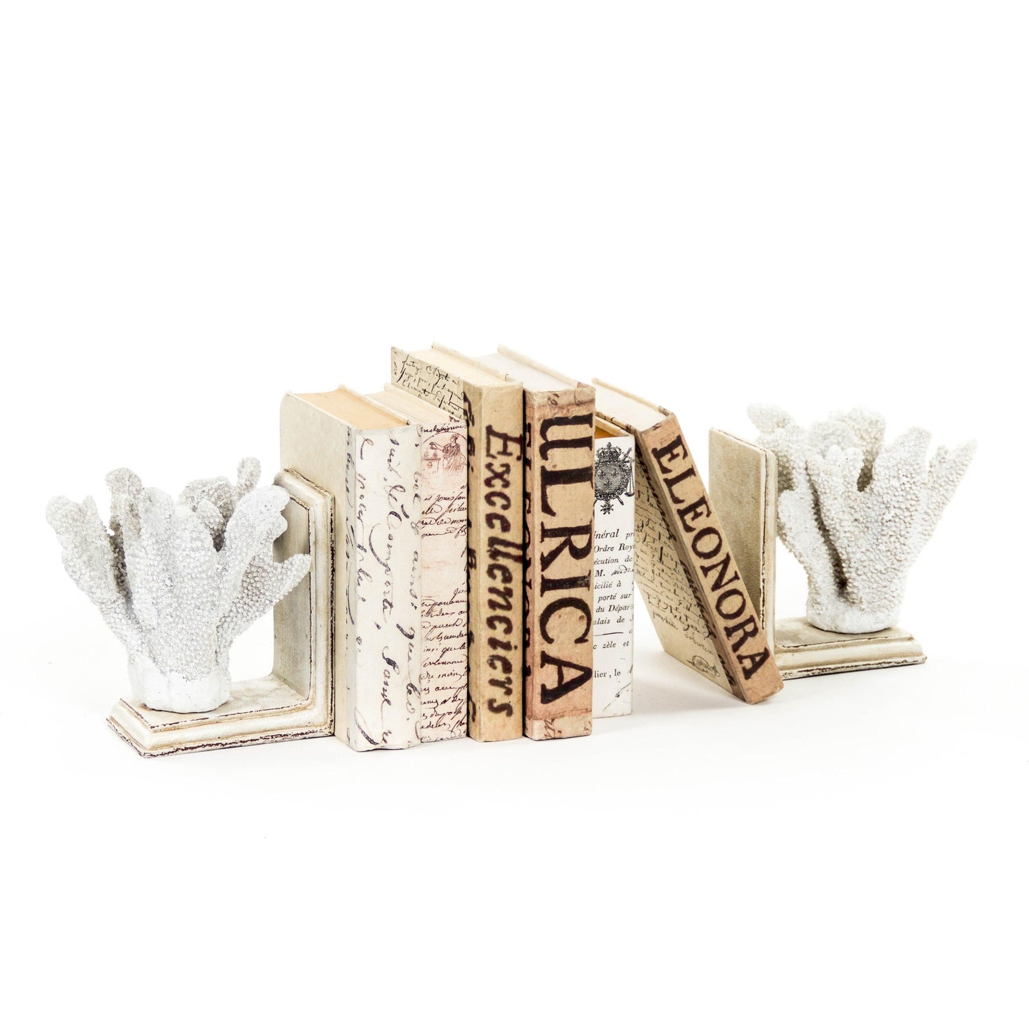 White Coral Bookends SHI024 FredCo