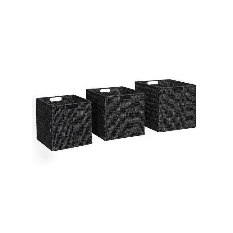 Wicker Style Storage Boxes FredCo