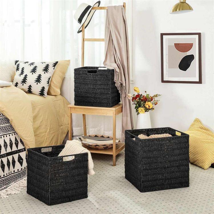 Wicker Style Storage Boxes FredCo