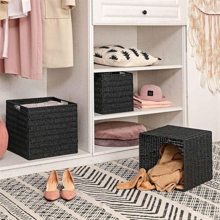 Wicker Style Storage Boxes FredCo