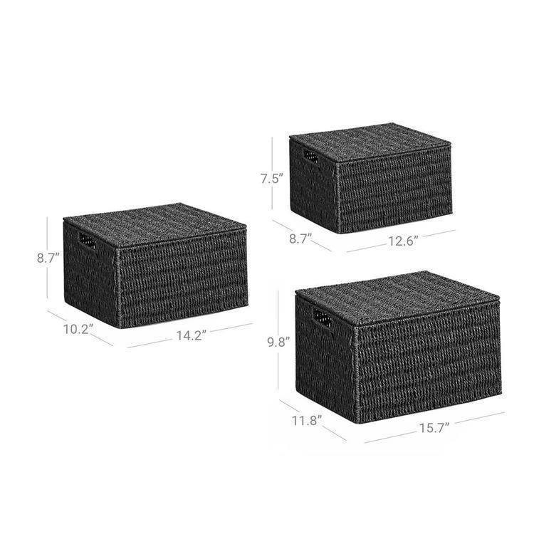 Wicker-Style Storage Organizers FredCo