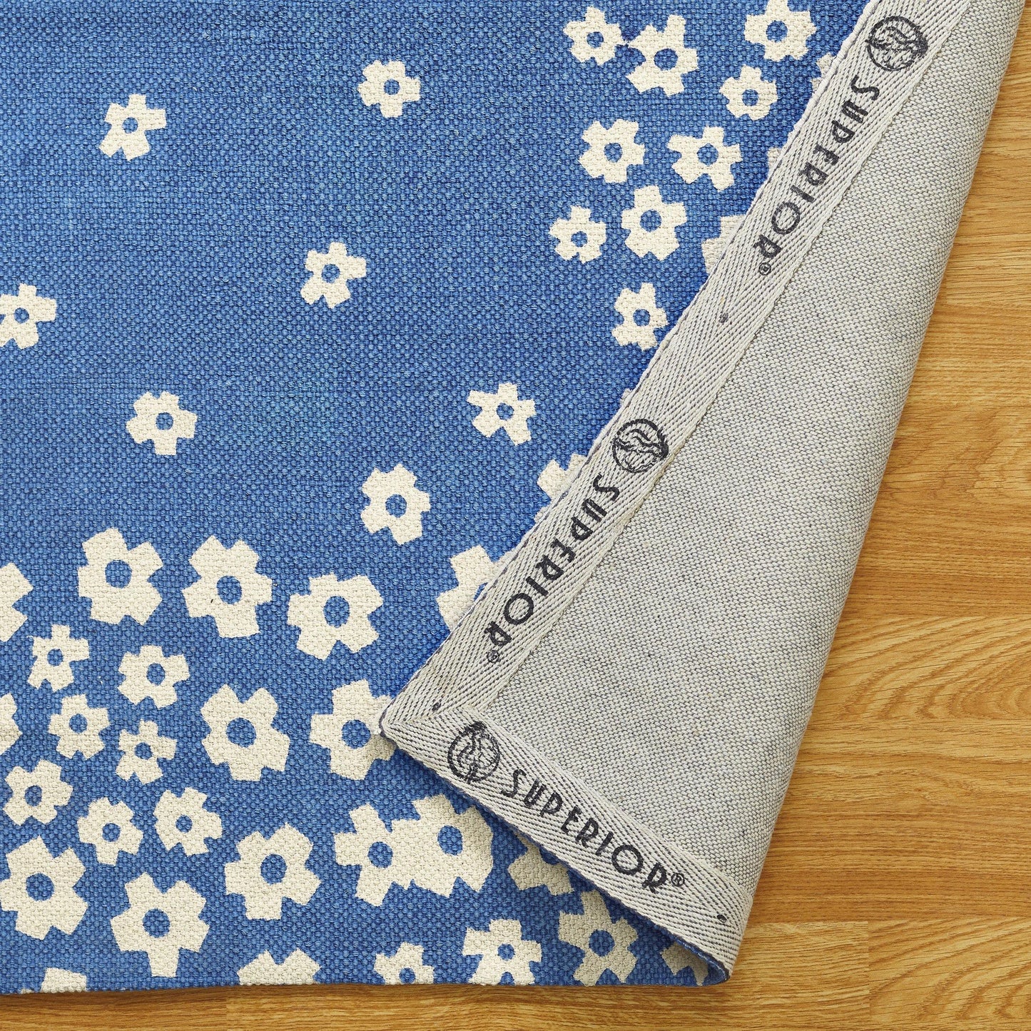 Wildflower 100% Cotton Rug, Environment Friendly Area Rugs FredCo