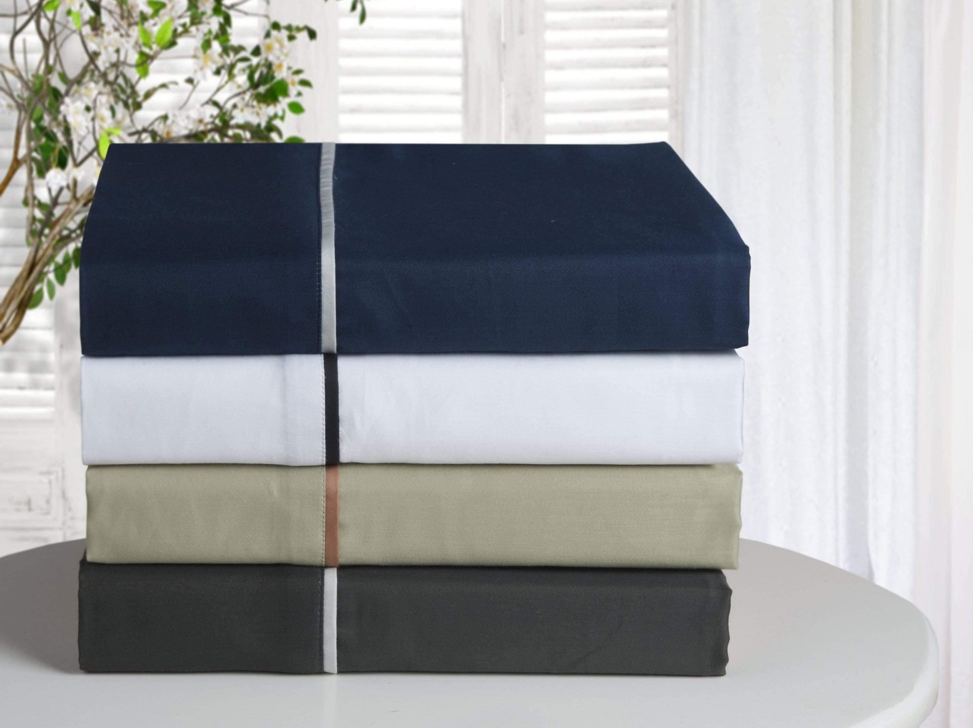Wrinkle- Resistant Bahama Cotton Sheet Set FredCo