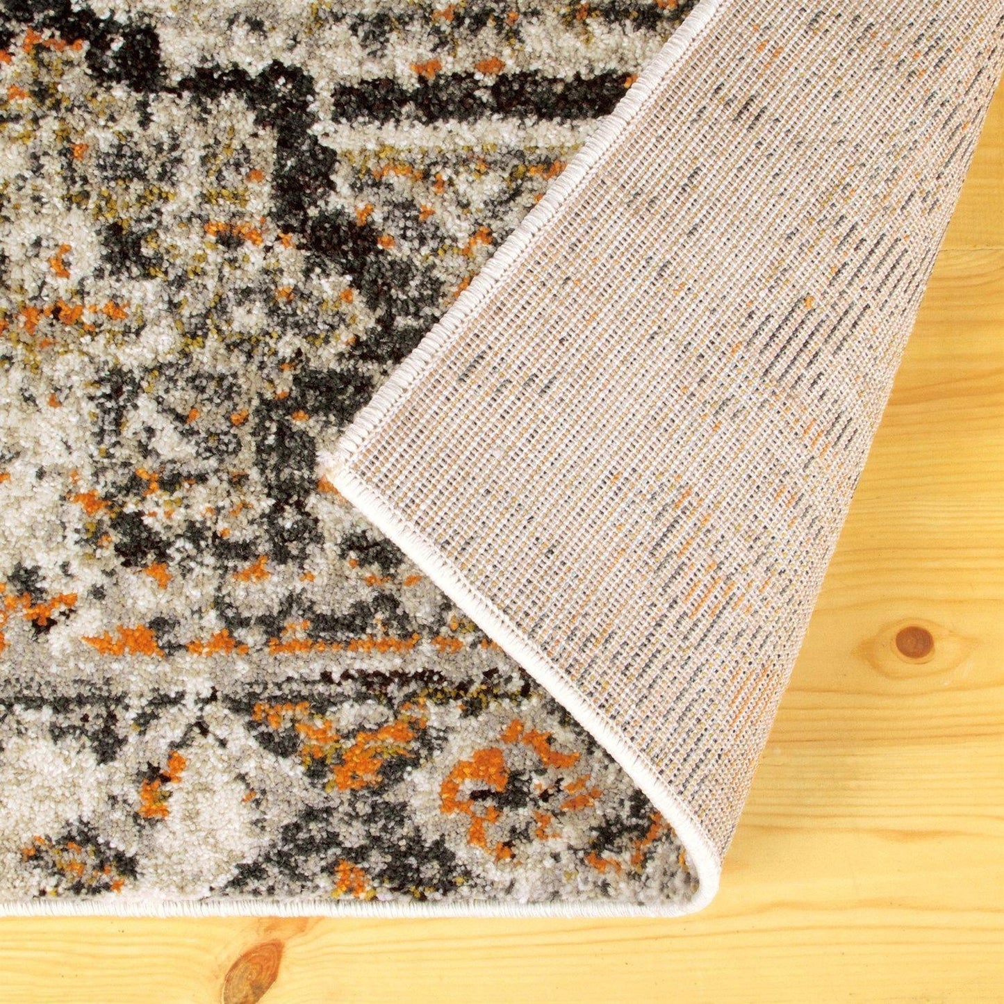 Zebrina Vintage Moroccan Floral Distressed Rug FredCo
