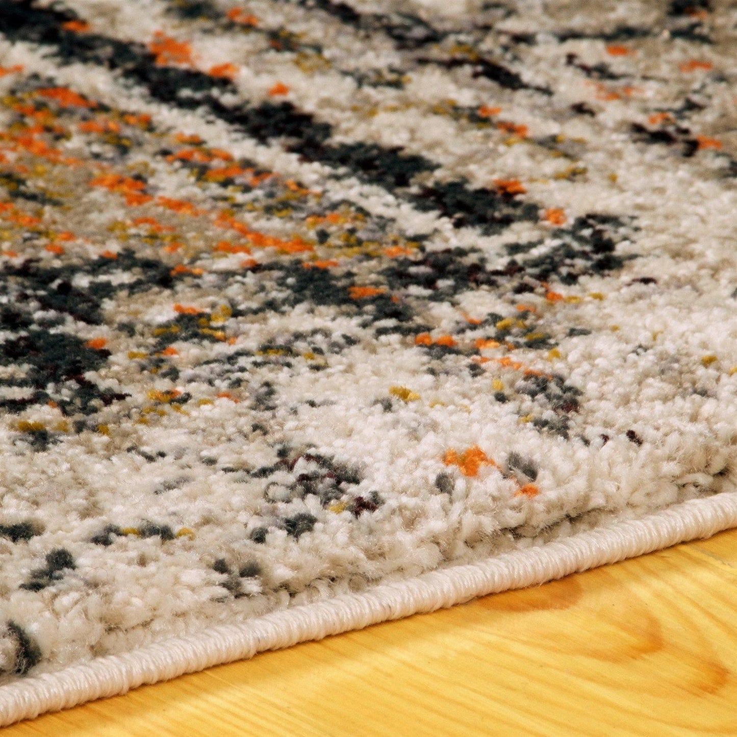 Zebrina Vintage Moroccan Floral Distressed Rug FredCo