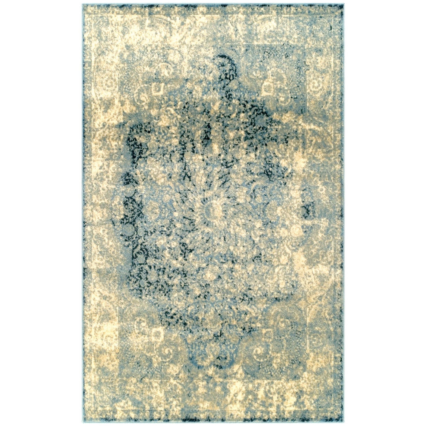 Zelda Vintage Oriental Distressed Rug FredCo