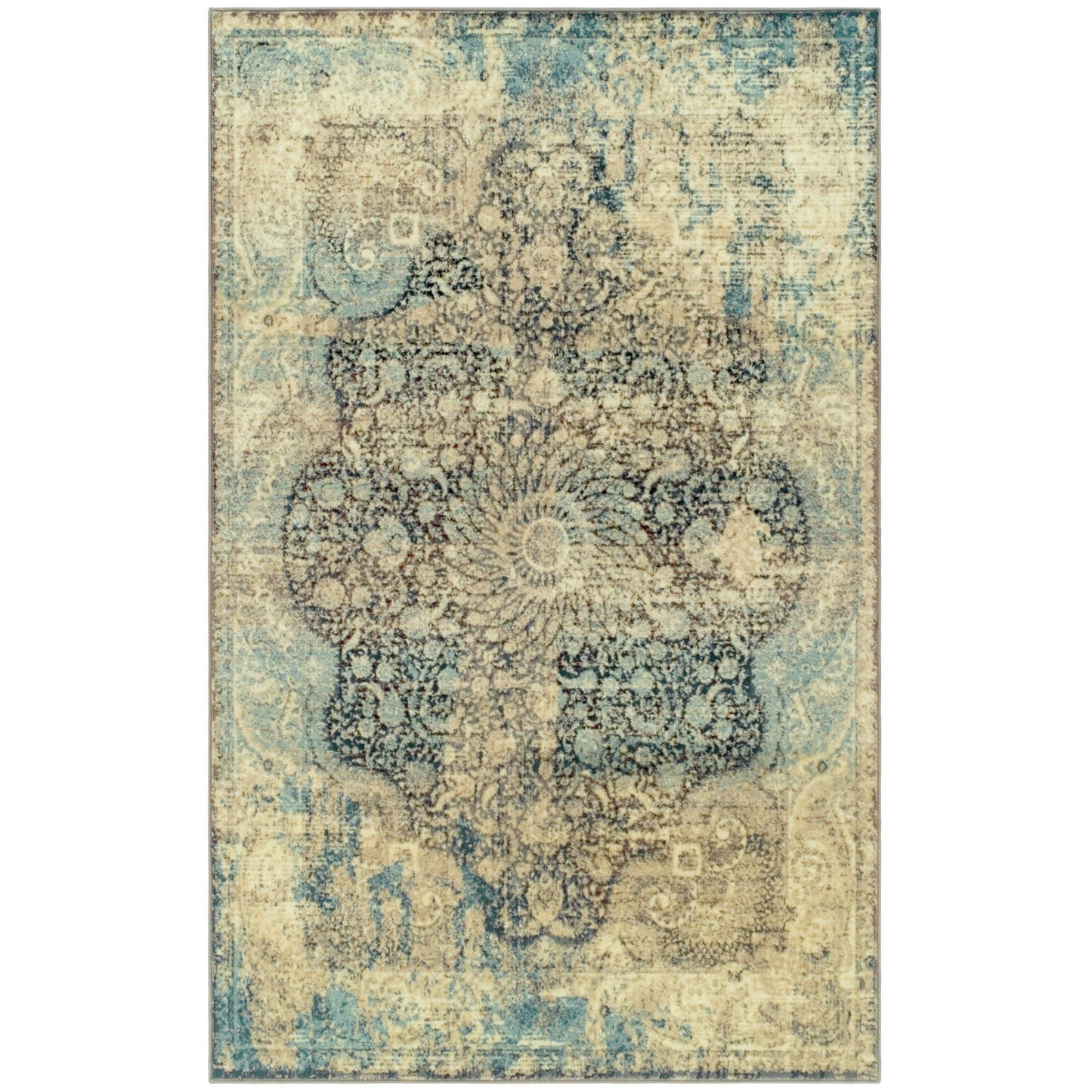 Zelda Vintage Oriental Distressed Rug FredCo