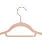 0.2-Inch Thick Hangers Light Pink, Rose Gold FredCo