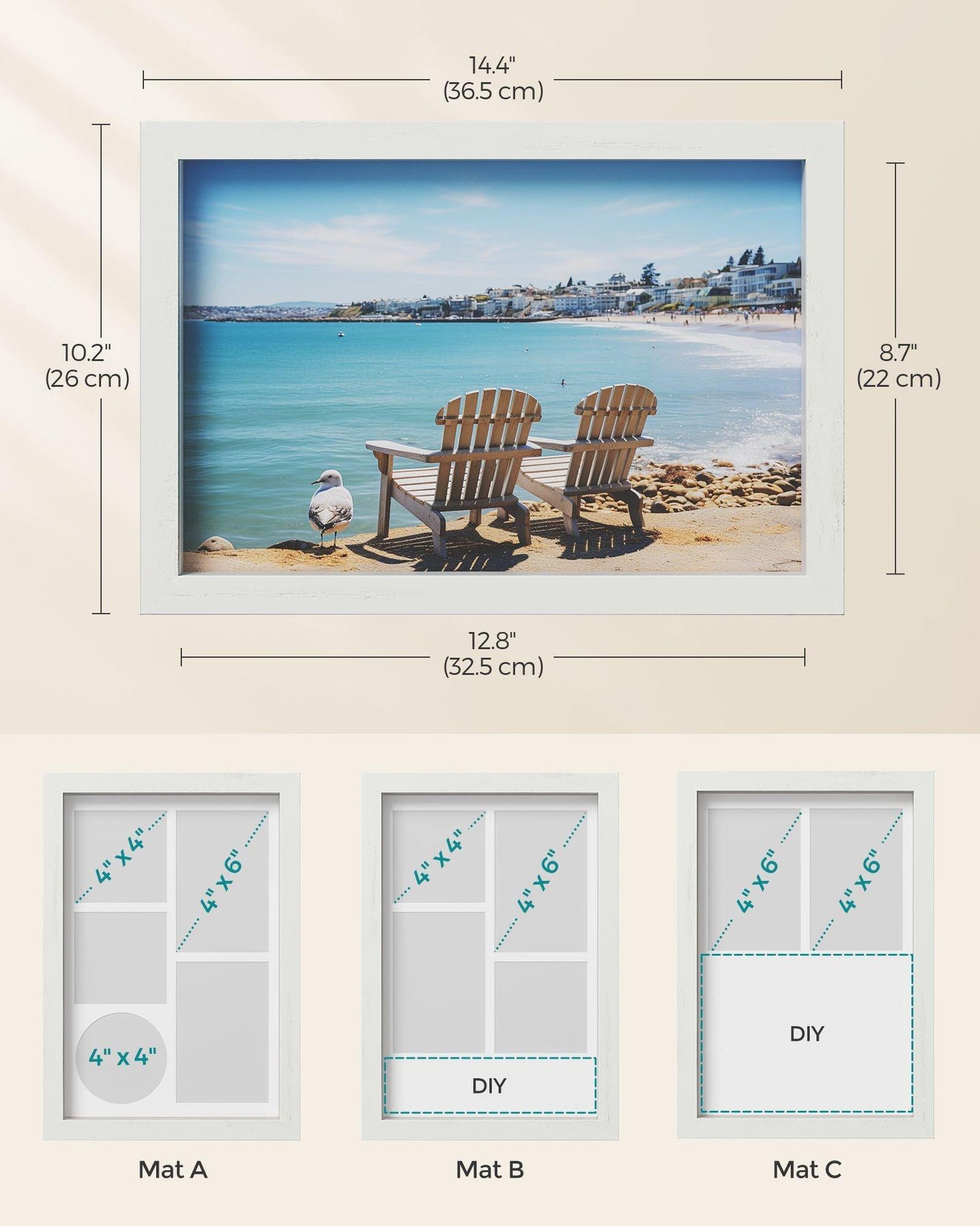 1.3-Inch Deep Memory Display Case for Desk Wall Decor FredCo