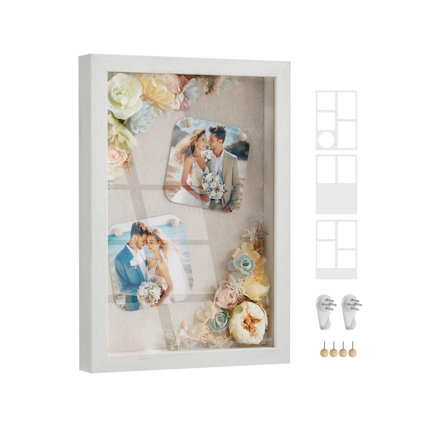 1.3-Inch Deep Memory Display Case for Desk Wall Decor FredCo