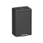 10.5-Gallon Step Kitchen Trash Can Ink Black FredCo