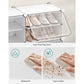 10 Cubes Shoe Organizer with Doors White FredCo