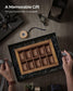 10-Slot Solid Wood Watch Box Rustic Walnut FredCo