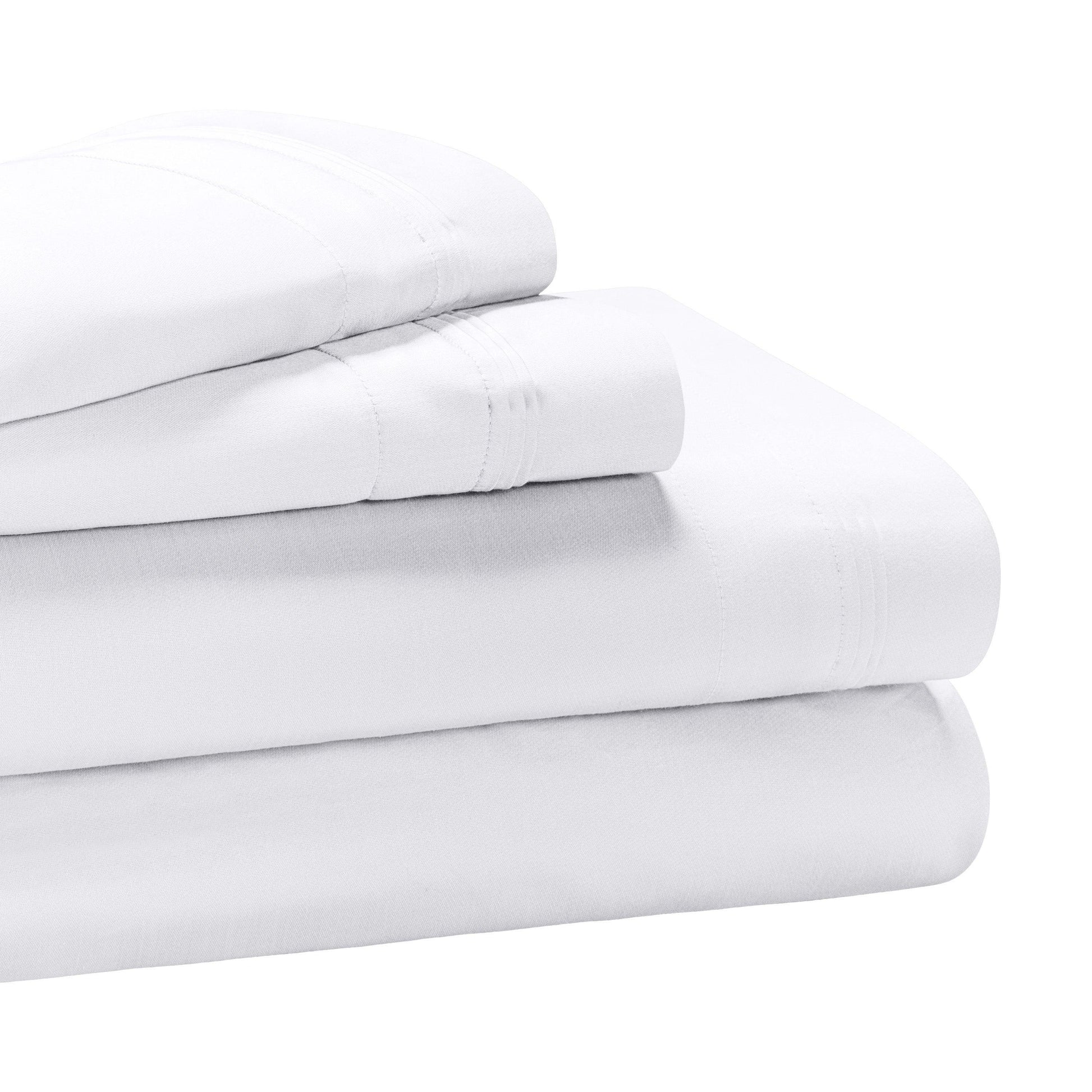 1000 Thread Count 100% Egyptian Cotton Solid Sheet Set FredCo