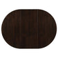 Gabriel 5-piece Extension Leaf Dining Table Set Cappuccino