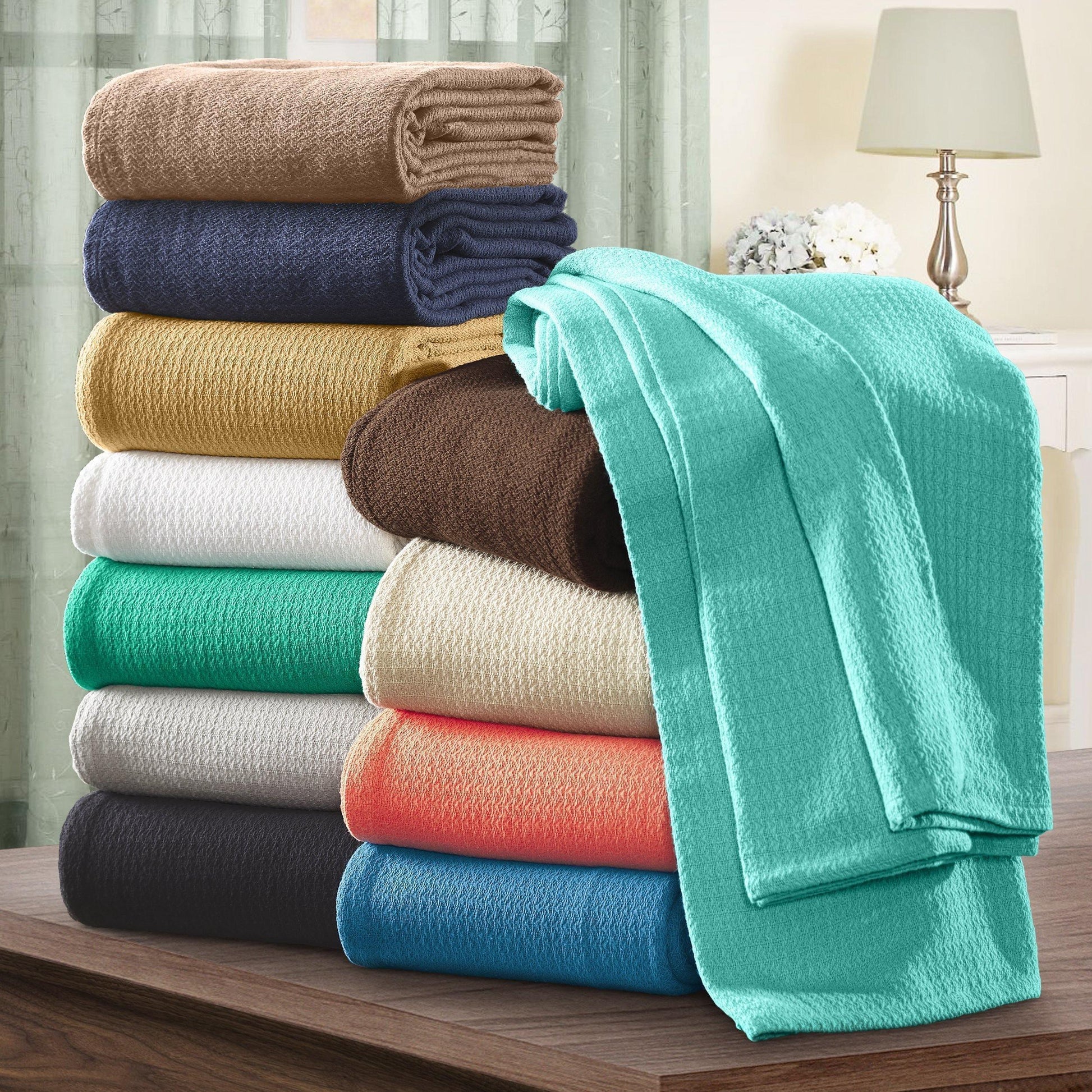 100% COTTON BLANKET (WAFFLE STITCH) FredCo