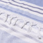 100% Cotton Fouta Beach Towel, Meera Stripes with Fringes FredCo