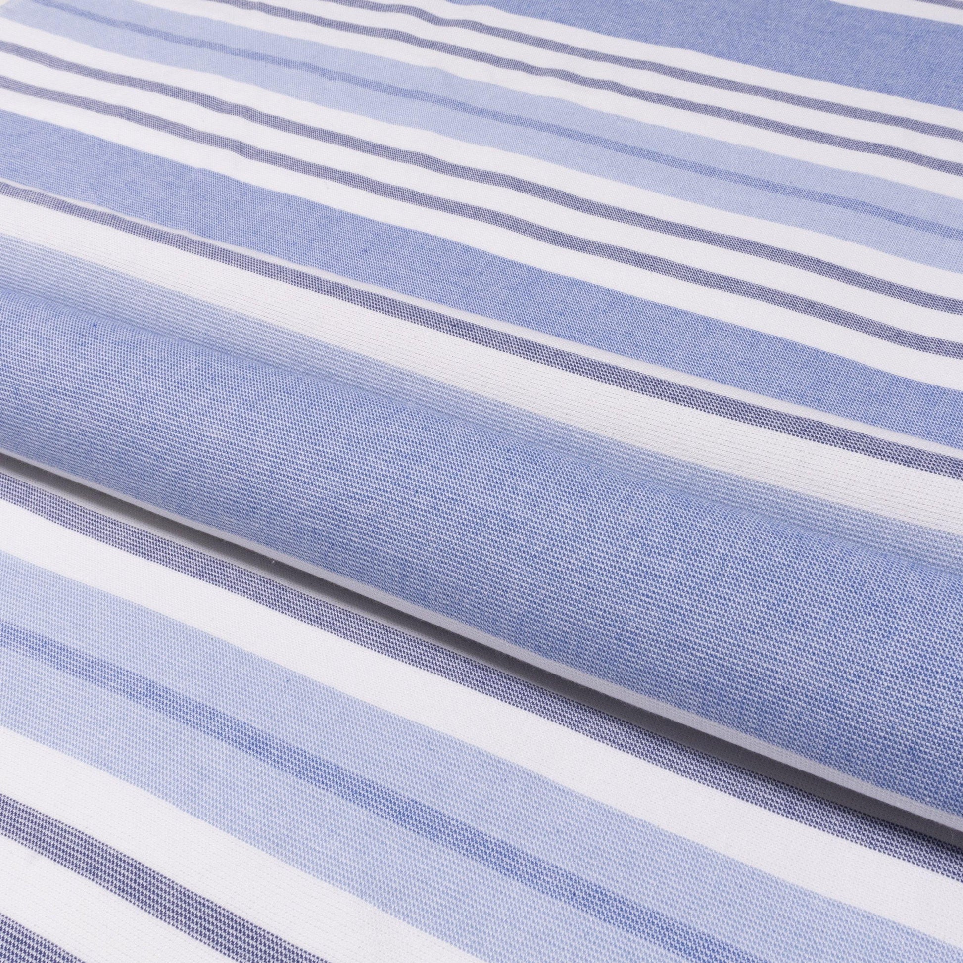 100% Cotton Fouta Beach Towel, Meera Stripes with Fringes FredCo