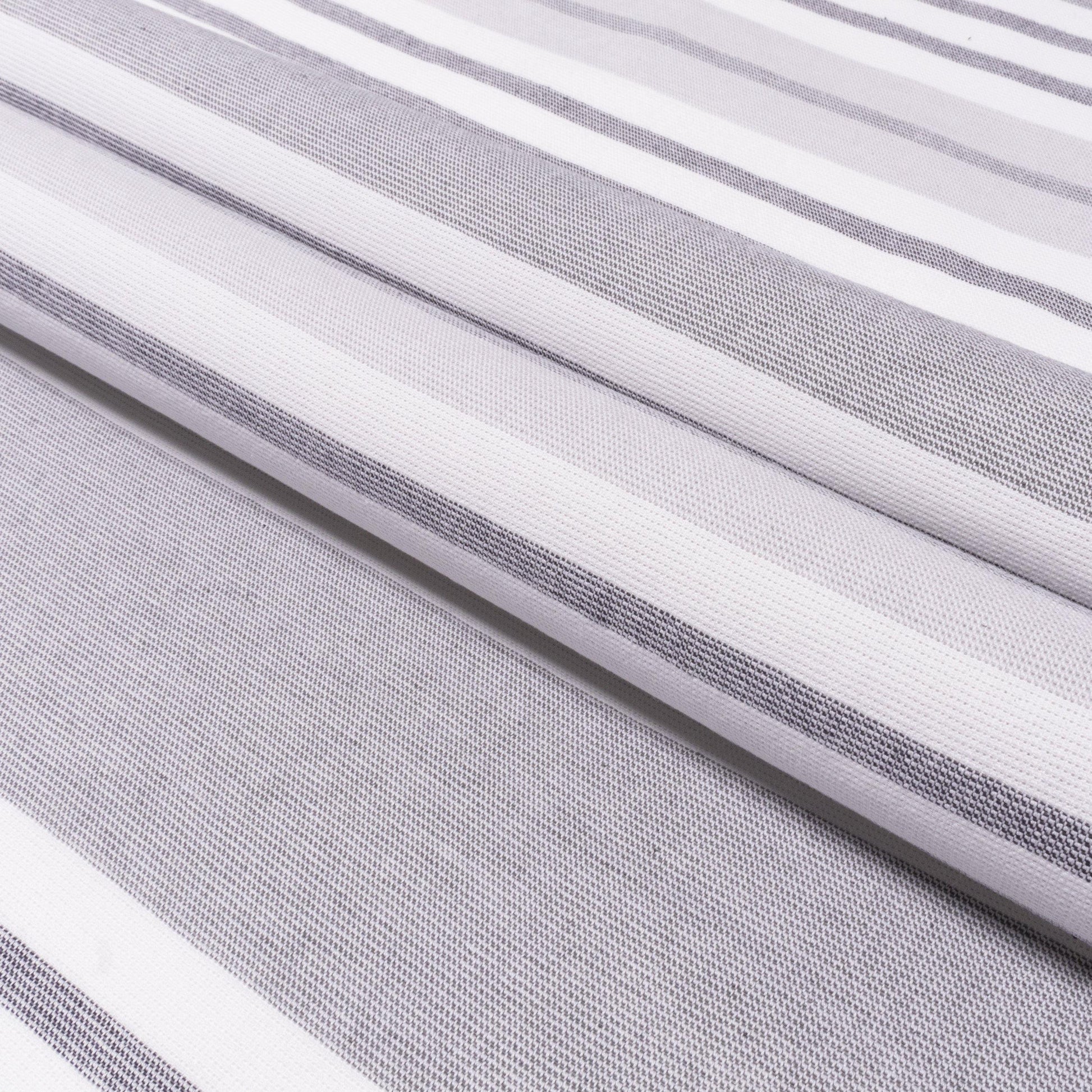 100% Cotton Fouta Beach Towel, Meera Stripes with Fringes FredCo
