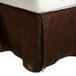 100% Egyptian Cotton Chic Solid Bed Skirt Split Corners FredCo