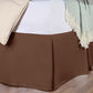 100% Egyptian Cotton Chic Solid Bed Skirt Split Corners FredCo