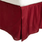 100% Egyptian Cotton Chic Solid Bed Skirt Split Corners FredCo