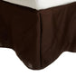 100% Egyptian Cotton Chic Solid Bed Skirt Split Corners FredCo