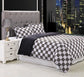 100% Long-Staple Cotton Soft Reversible Duvet Cover Pilow Sham Set FredCo