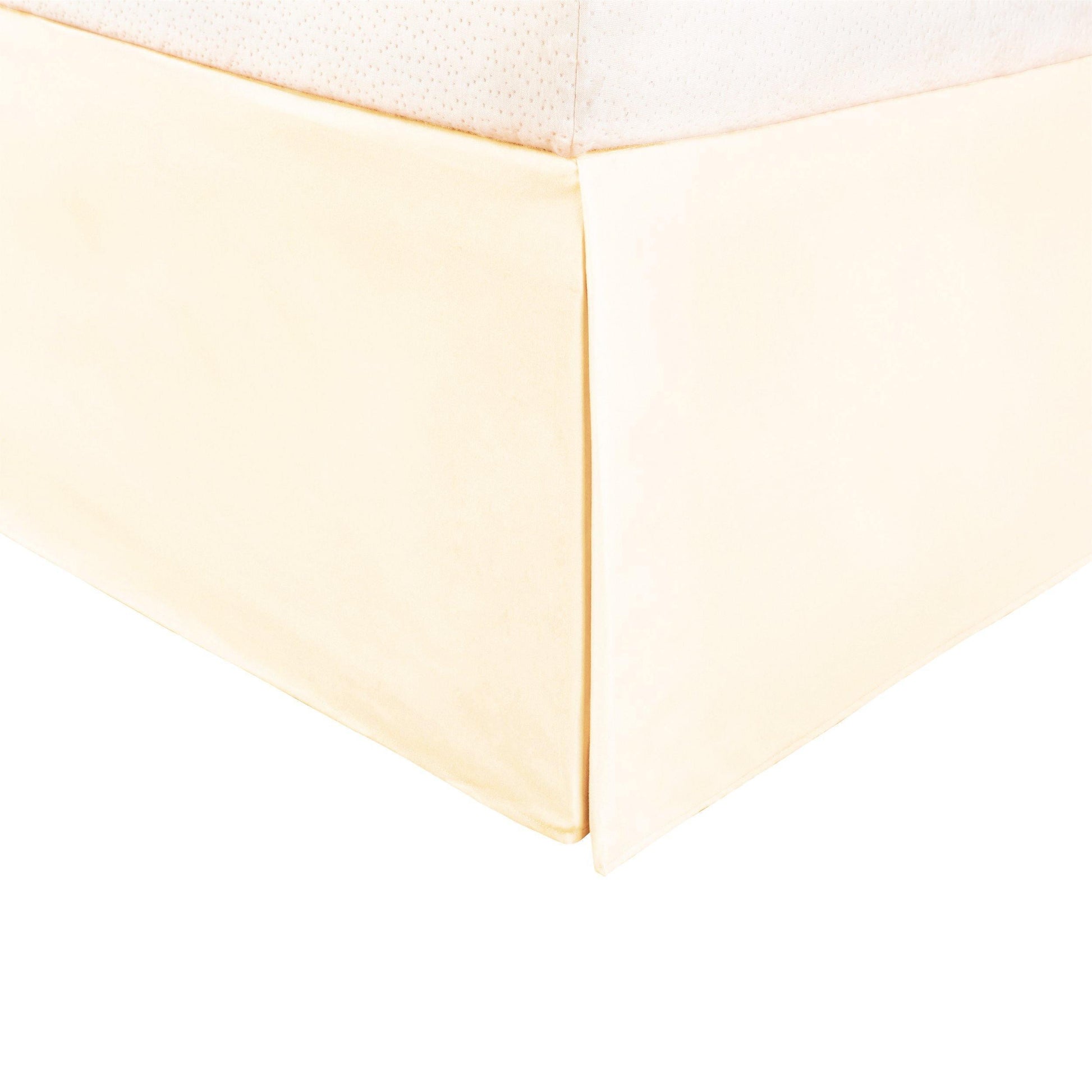 100% Microfiber Bed Skirt with 15" Drop Length and Inverted Box Pleats FredCo