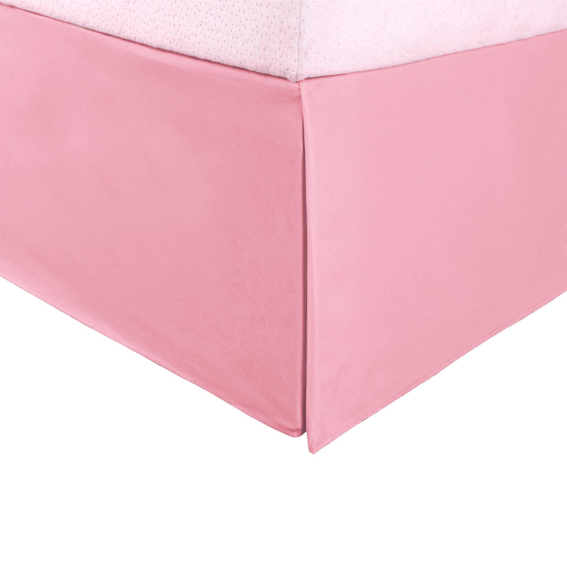 100% Microfiber Bed Skirt with 15" Drop Length and Inverted Box Pleats FredCo