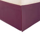 100% Microfiber Bed Skirt with 15" Drop Length and Inverted Box Pleats FredCo