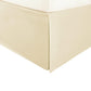 100% Microfiber Bed Skirt with 15" Drop Length and Inverted Box Pleats FredCo