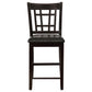 Lavon 5-piece Oval Counter Height Dining Set Espresso