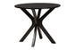 Baxton Studio Julia 5-Piece Dining Set - Compact Mid-Century Modern Round Table and Chair Set for Dining Room, Kitchen, Apartment, Sand
