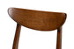 Baxton Studio Paras Mid-Century Modern Transitional Light Grey Fabric Upholstered and Walnut Brown Finished Wood 5-Piece Dining Set with Faux Marble Dining Table