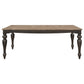 Bridget 6-piece Rectangular Dining Set Charcoal Sand Through