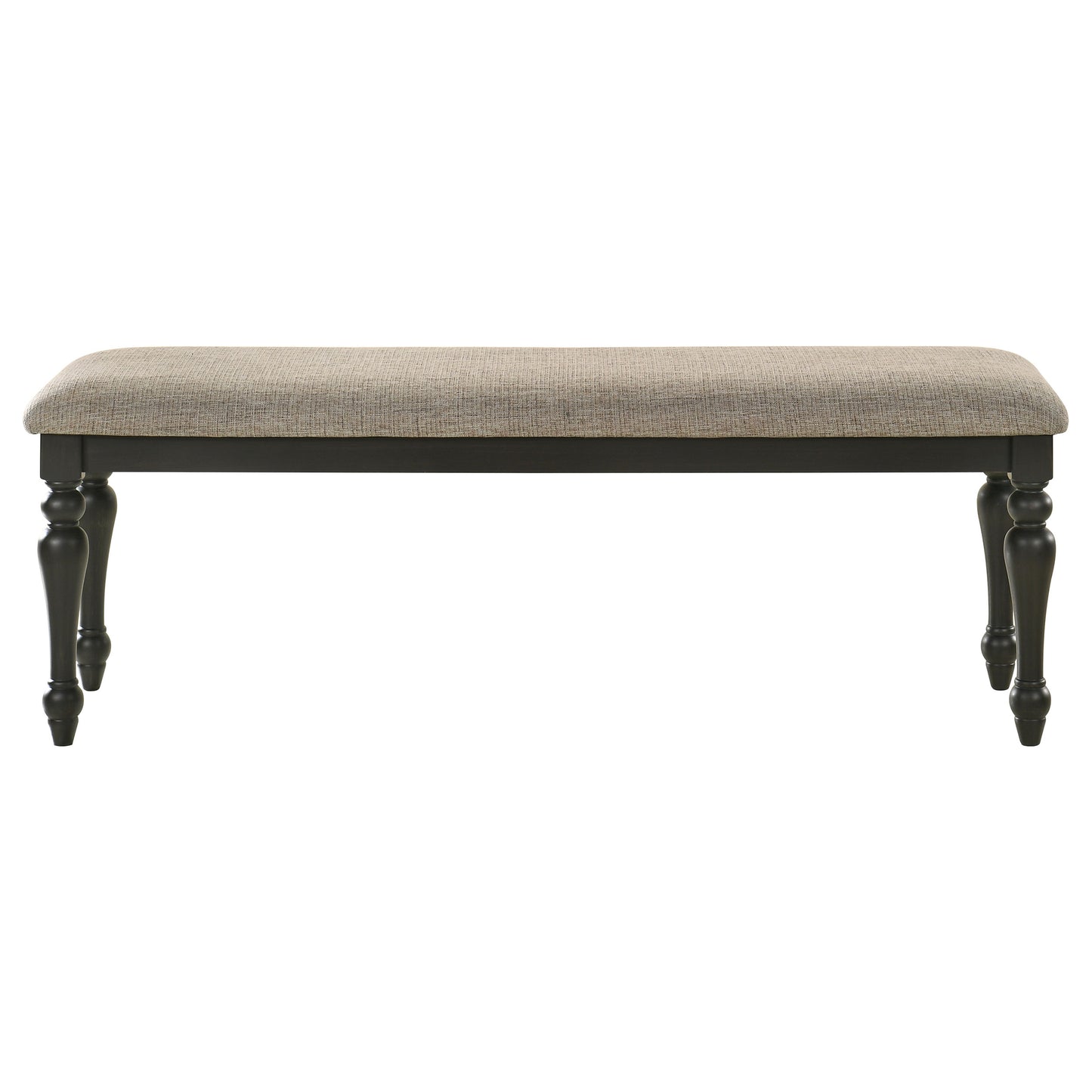 Bridget 6-piece Rectangular Dining Set Charcoal Sand Through