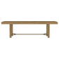 Arini 7-piece Extension Leaf Dining Table Set Sand Wash and Black