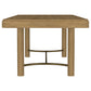 Arini 7-piece Extension Leaf Dining Table Set Sand Wash