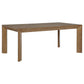 Bruner 7-piece 72-inch Rectangular Dining Set Natural Brown