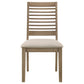 Scottsdale 5-piece Rectangular Dining Set Brown Washed
