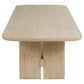 Kailani 7-piece Rectangular Wood Dining Table Set Beige Oak