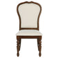 Landon 5-piece 60-inch Round Dining Table Set Rich Brown