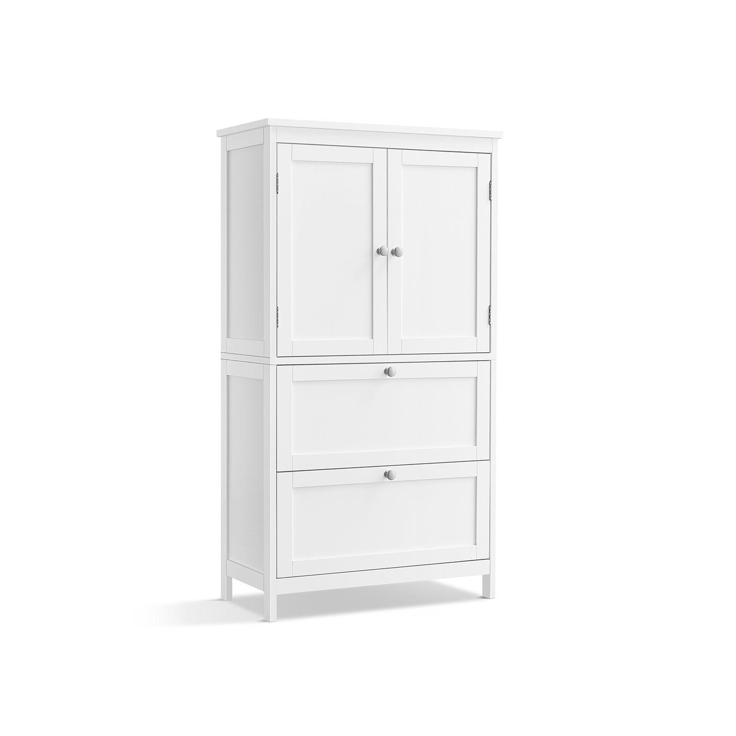 11.8"D x 23.6"W x 31.5"H Bathroom Floor Storage Cabinet FredCo
