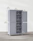 11.8''D x 23.6''W x 43.3''H Bathroom Floor Storage Cabinet FredCo