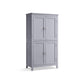 11.8''D x 23.6''W x 43.3''H Bathroom Floor Storage Cabinet FredCo