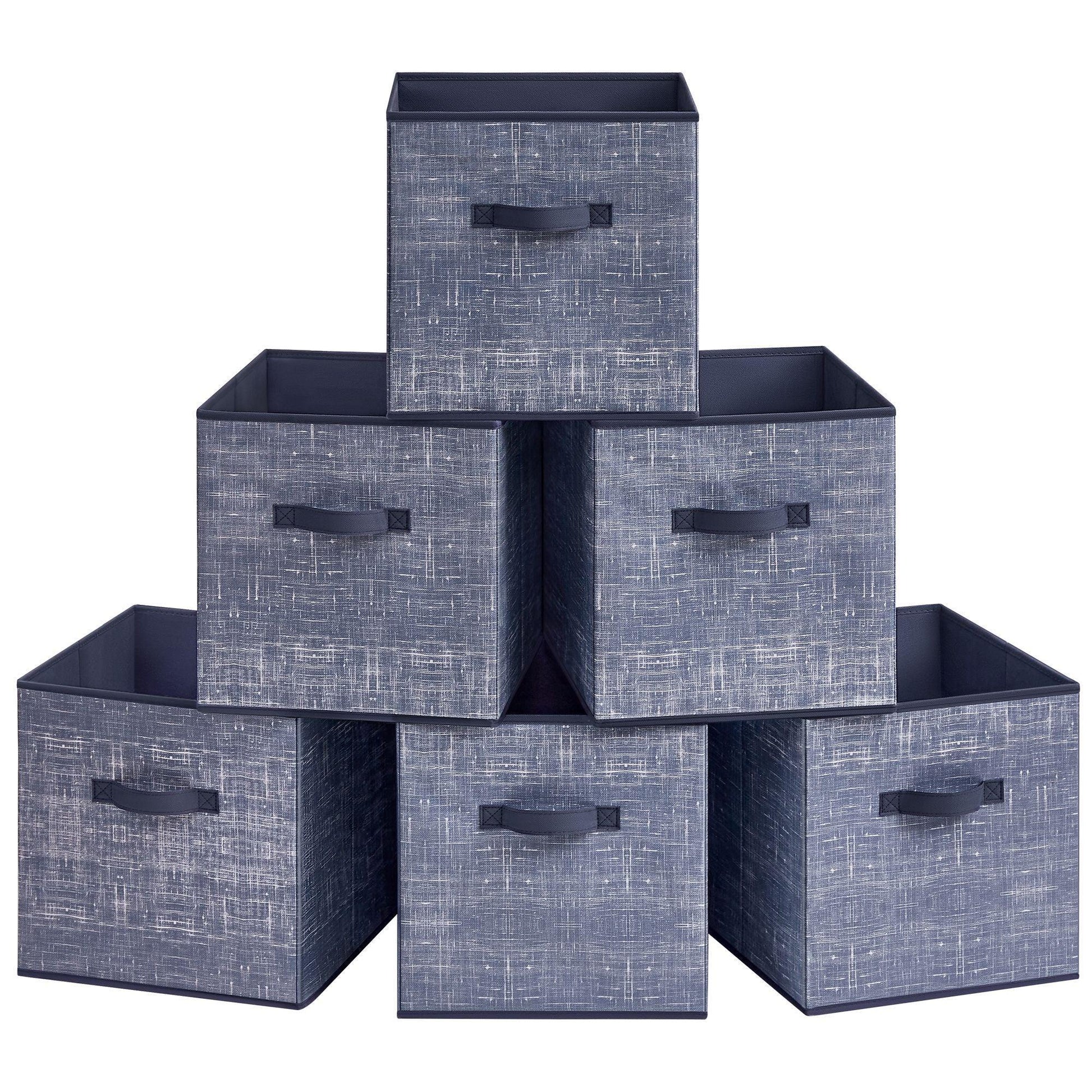 11.8-Inch Non-Woven Fabric Bins with Double Handles FredCo