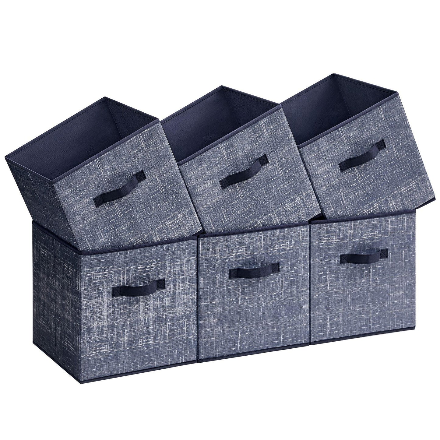 11.8-Inch Non-Woven Fabric Bins with Double Handles FredCo