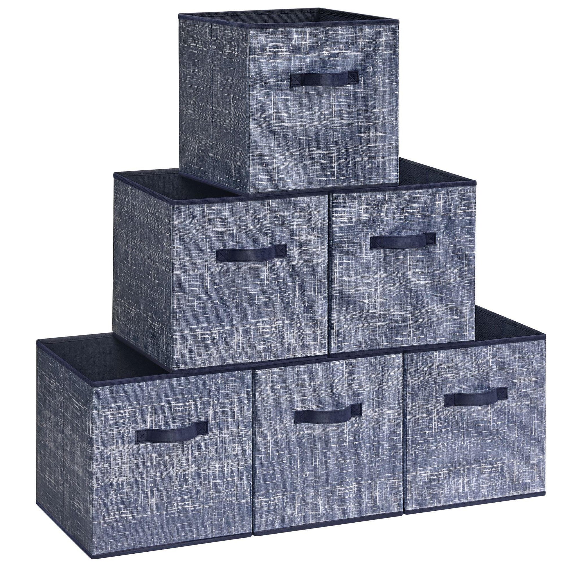 11.8-Inch Non-Woven Fabric Bins with Double Handles FredCo
